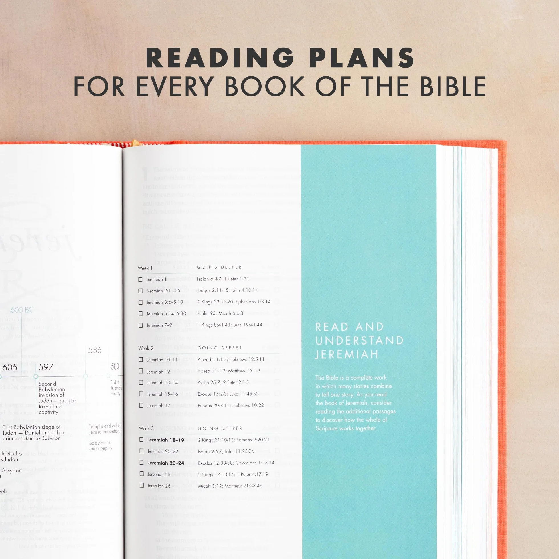 CSB She Reads Truth Bible, Poppy Linen: Notetaking Space, Devotionals, Reading Plans, Easy-To-Read Font