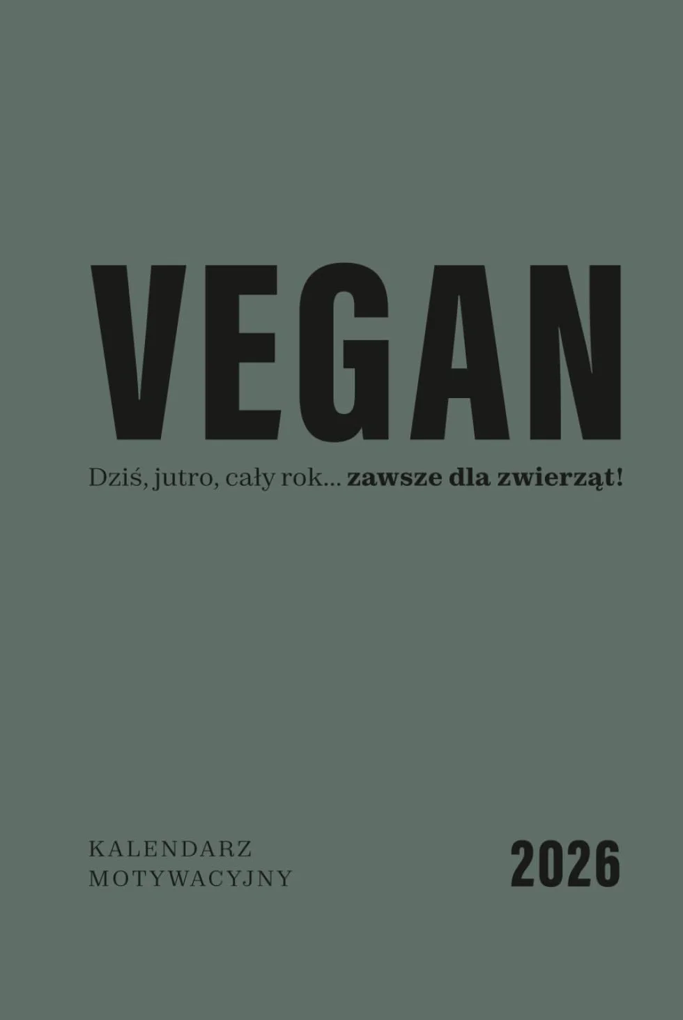 Kalendarz motywacyjny 2026 VEGAN
