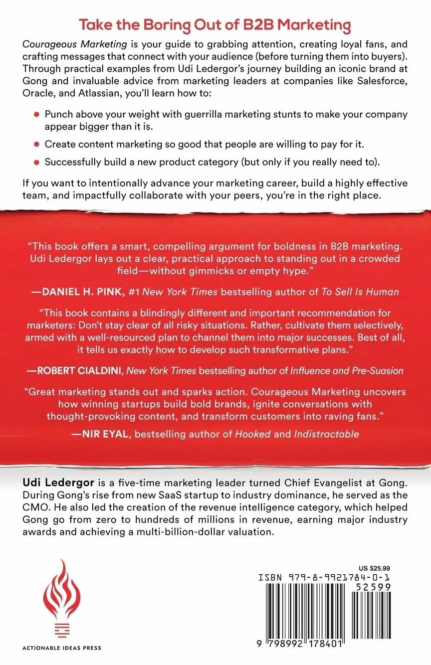Courageous Marketing: The B2B Marketer's Playbook for Career Success