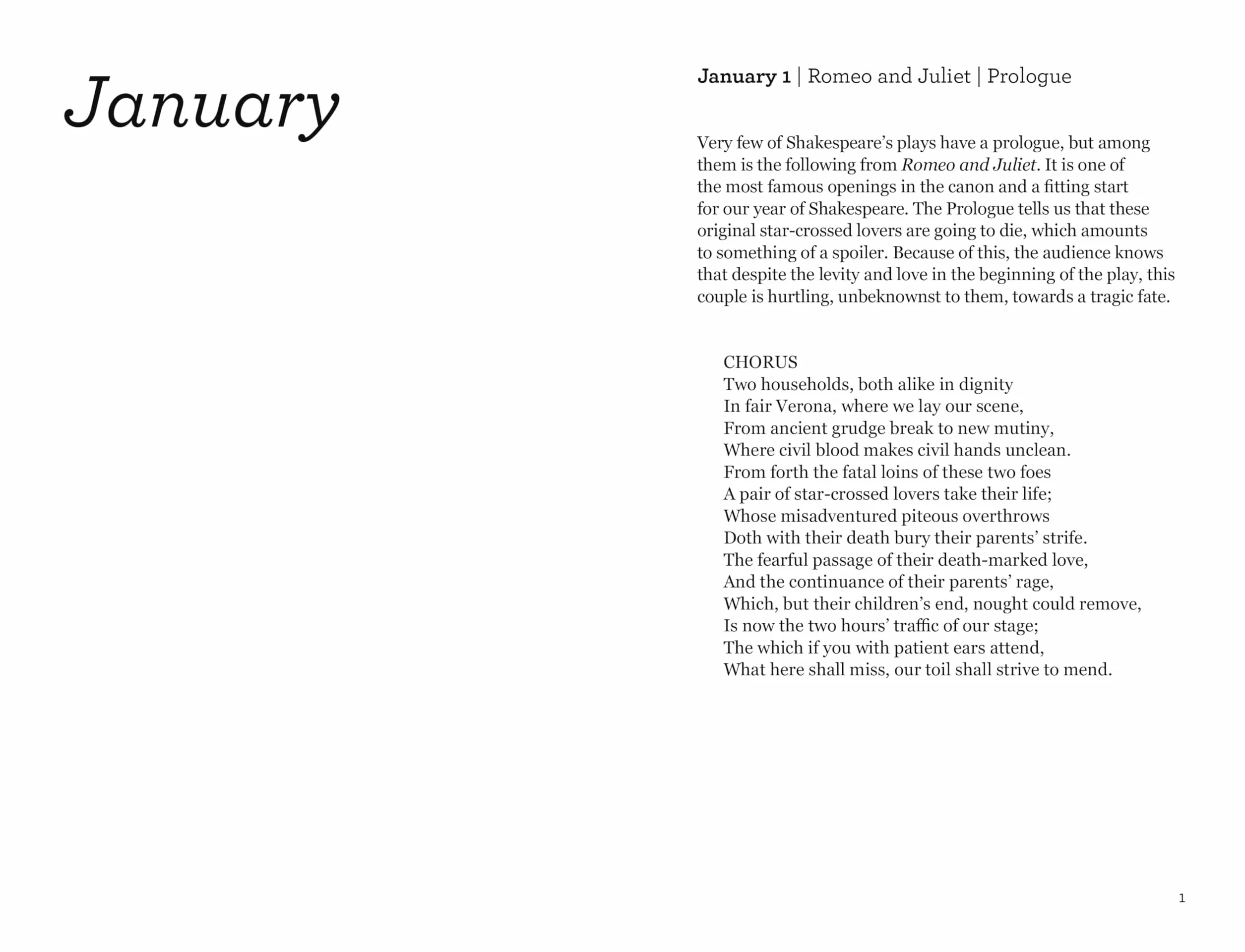 Shakespeare for Every Day of the Year