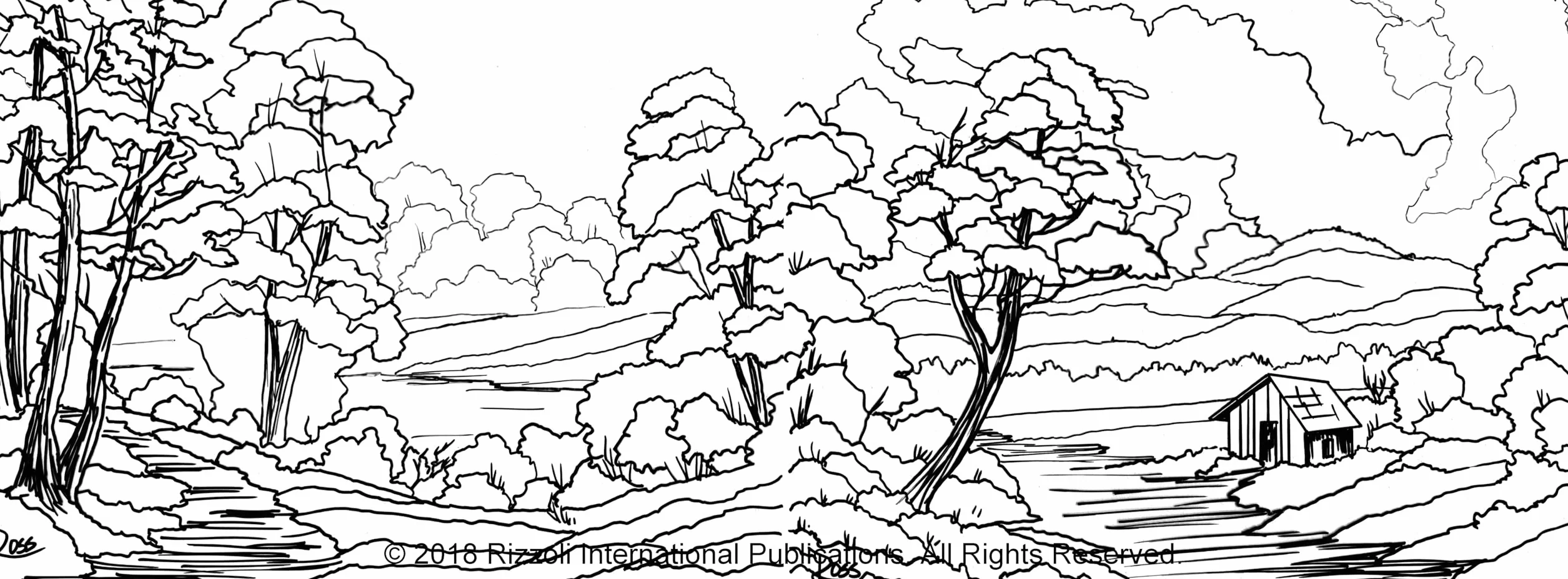 The Official Bob Ross Coloring Book: The Colors of the Four Seasons