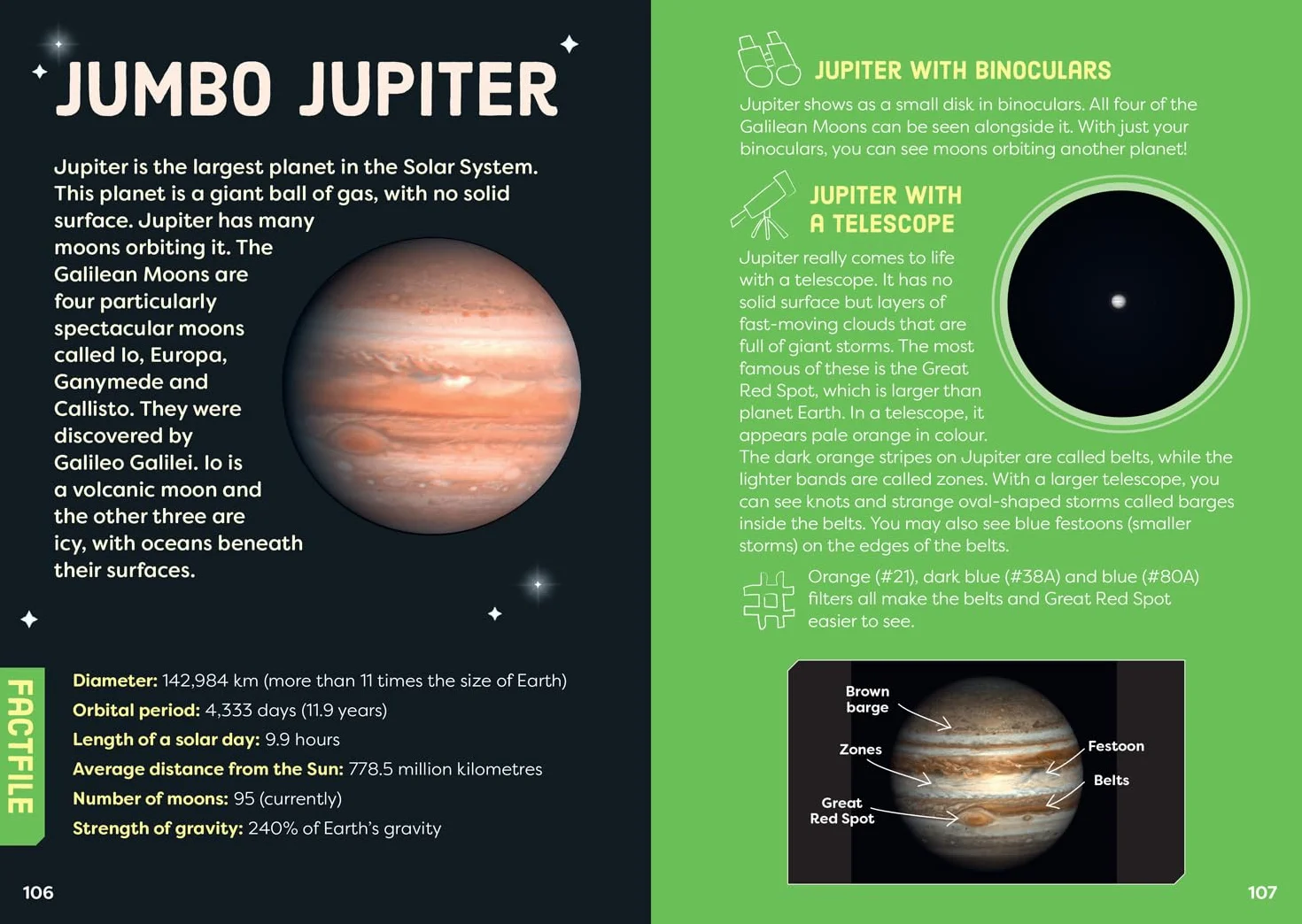 Children's Guide to the Night Sky: 100 Things to See in Space