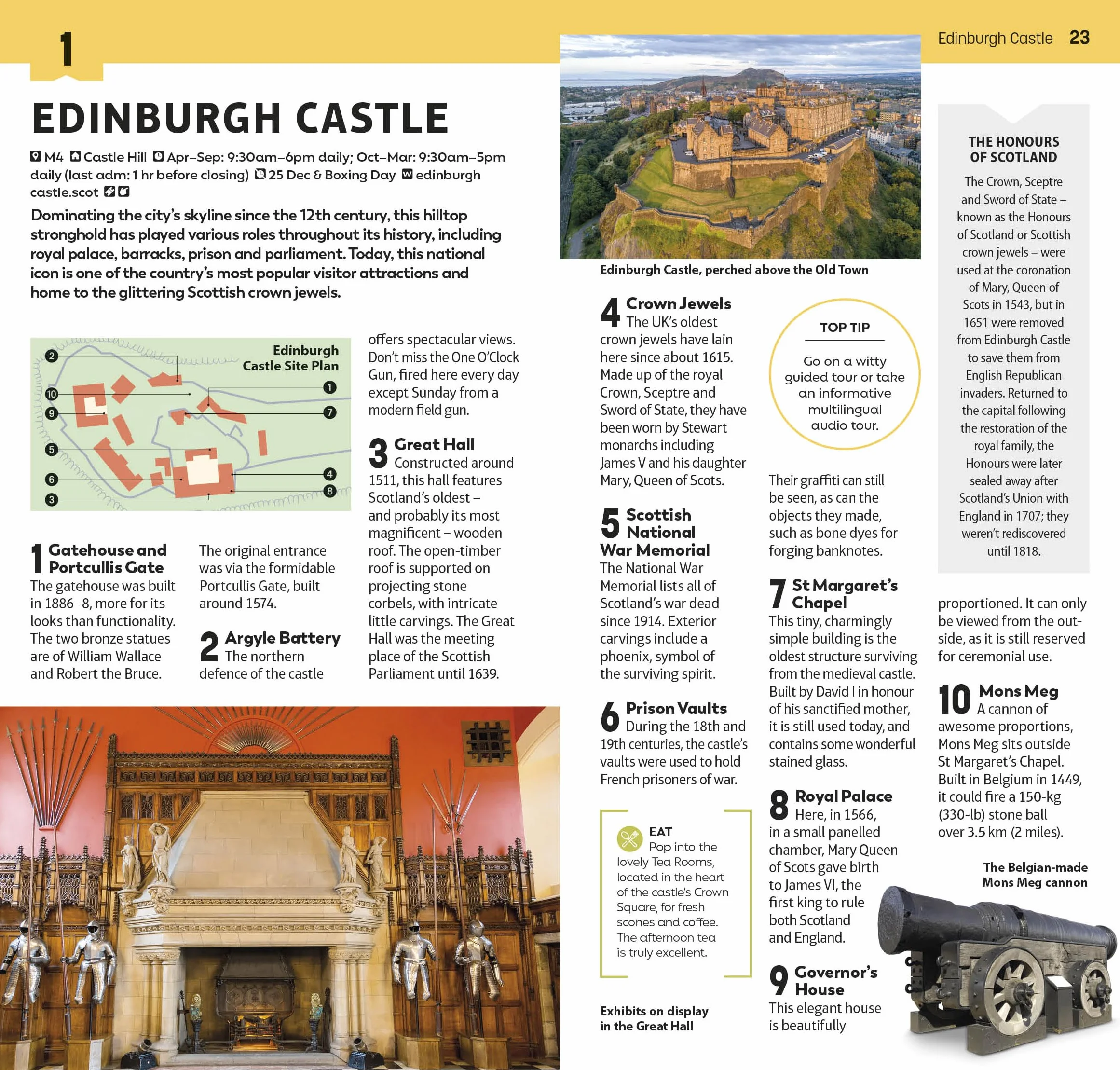 DK Top 10 Edinburgh: Top 10 lists for your perfect trip, plus an all-weather folded map