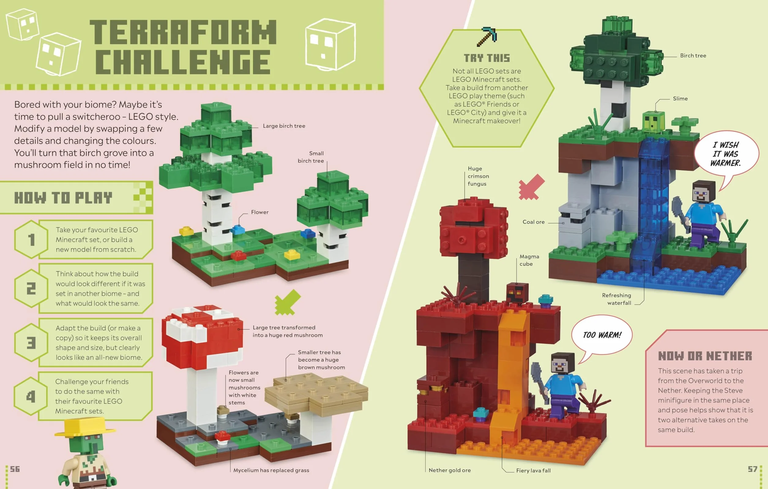 LEGO Minecraft Games Book: 50 Fun Ideas to Play with Your LEGO Collection!