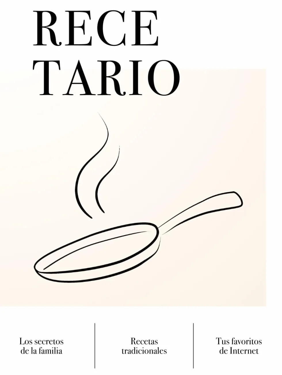 Recetario de cocina para escribir: Mi cuaderno de recetas en blanco para rellenar hasta 100 recetas (A4)