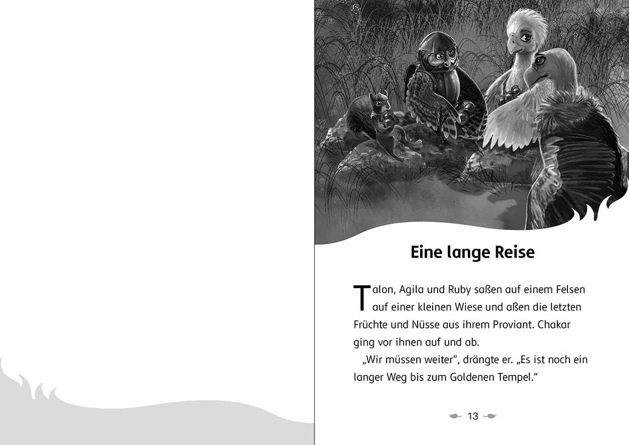 Der letzte Feuerfalke und der goldene Tempel (Band 9): Der Feuerfalke auf der Suche nach seiner Familie - Erstlesebuch für Kinder ab 7 Jahren