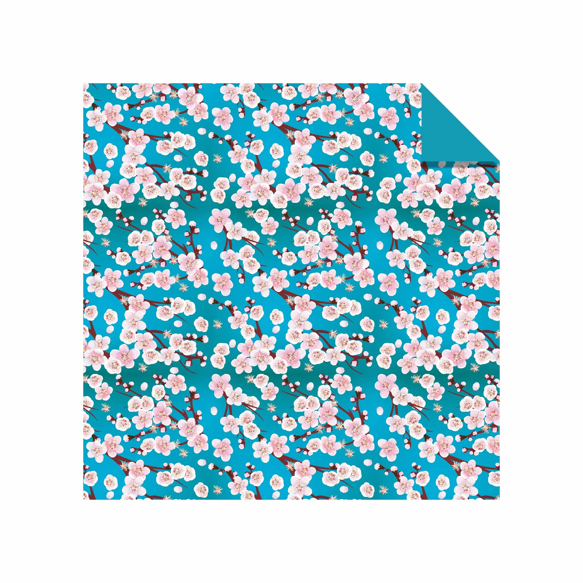 Tuttle Origami Paper Cherry Blossoms 200 Sheets 6" (15 cm) 12 Colors Instructions for 8 Projects