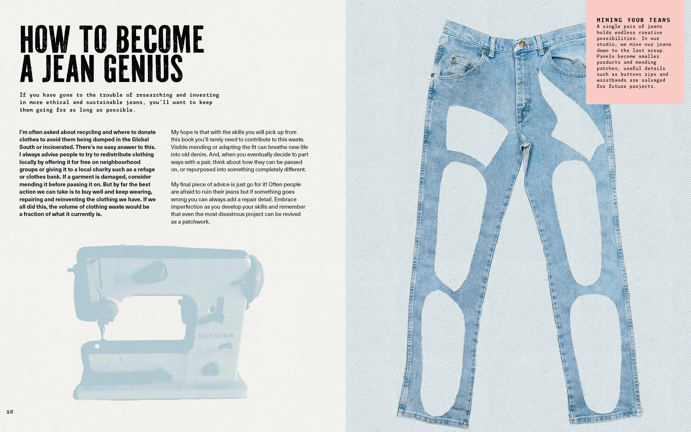 Jean Genius /anglais: Repair, Reimagine & Repurpose Your Denim