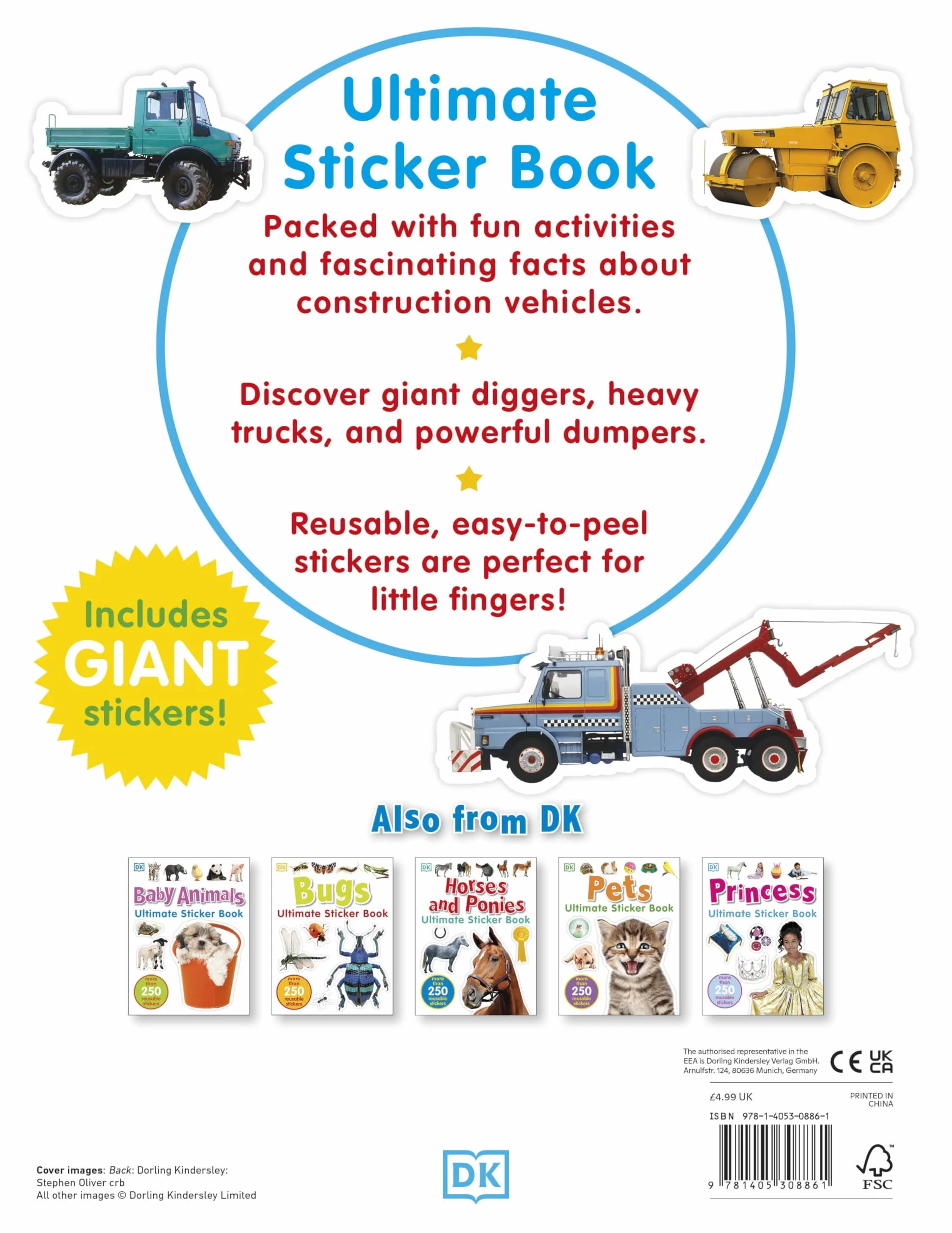Diggers & Dumpers Ultimate Sticker Book