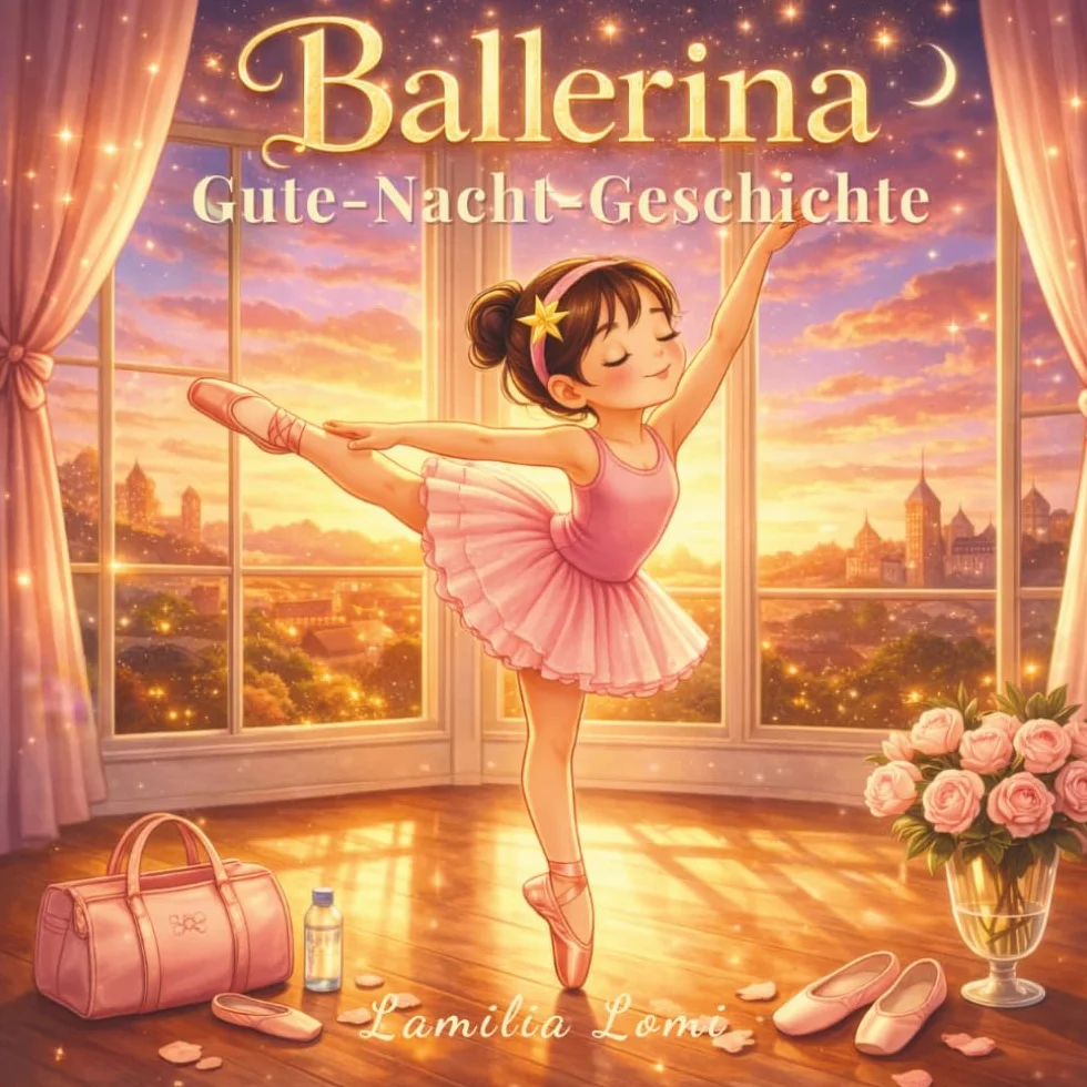 Ballerina Gute-Nacht-Geschichte: Inspirierendes Ballett-Bilderbuch für Kinder von 3–8 Jahren über Mut, Träume und Selbstvertrauen