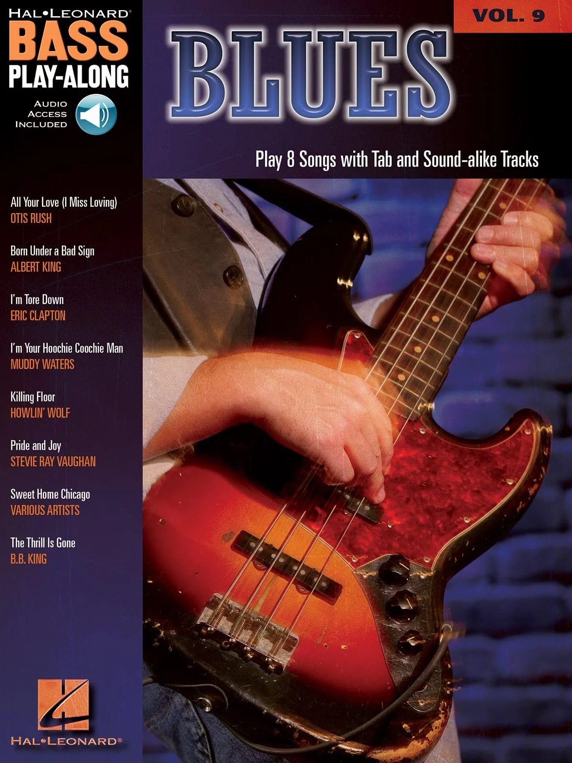 Blues guitare basse +cd: Bass Play-Along Volume 9