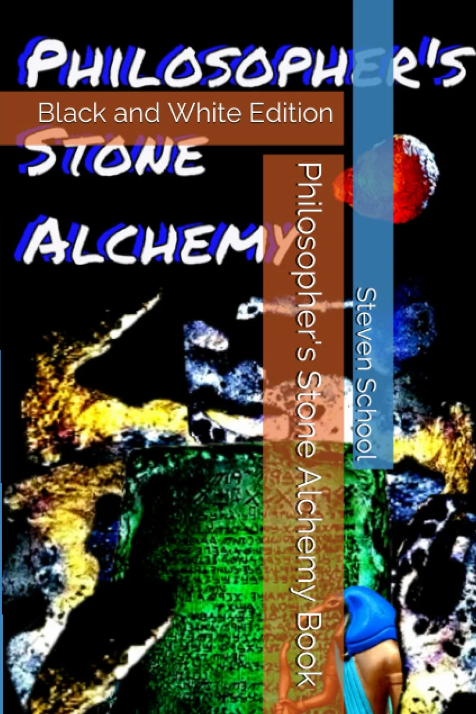 Philosopher's Stone Alchemy Book: Black and White Edition