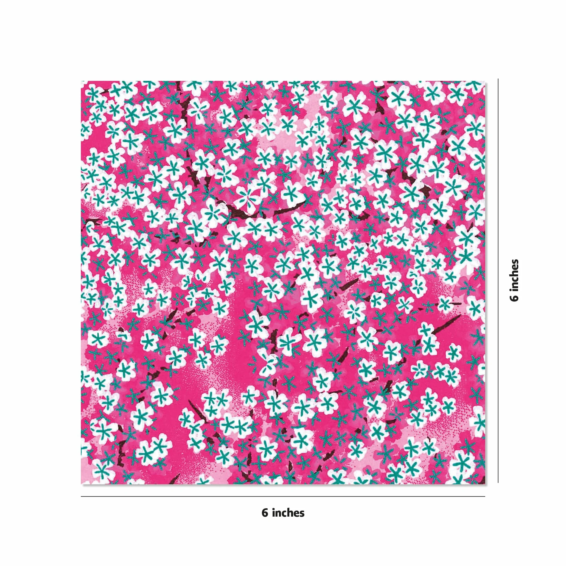Origami Paper 100 Sheets Kimono Patterns 6" (15 CM): High-Quality Double-Sided Origami Sheets Printed: Double-Sided Origami Sheets Printed with 12 ... (Instructions for 6 Projects Included)