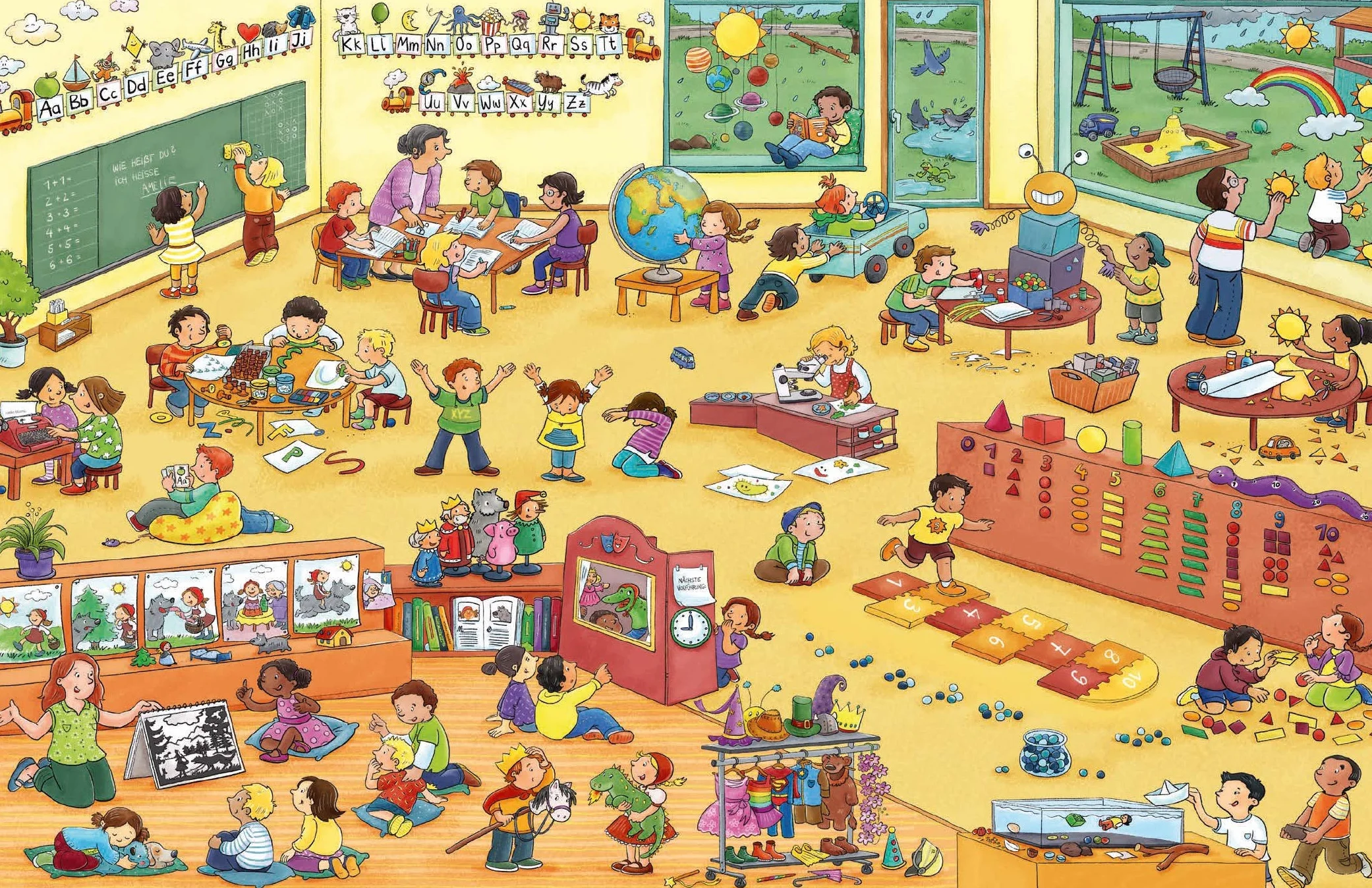 Kindergarten Wimmelbuch Bilderbuch ab 3 Jahren