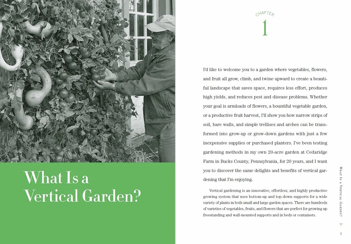 Vertical Gardening: Grow Up, Not Out, for More Vegetables and Flowers in Much Less Space