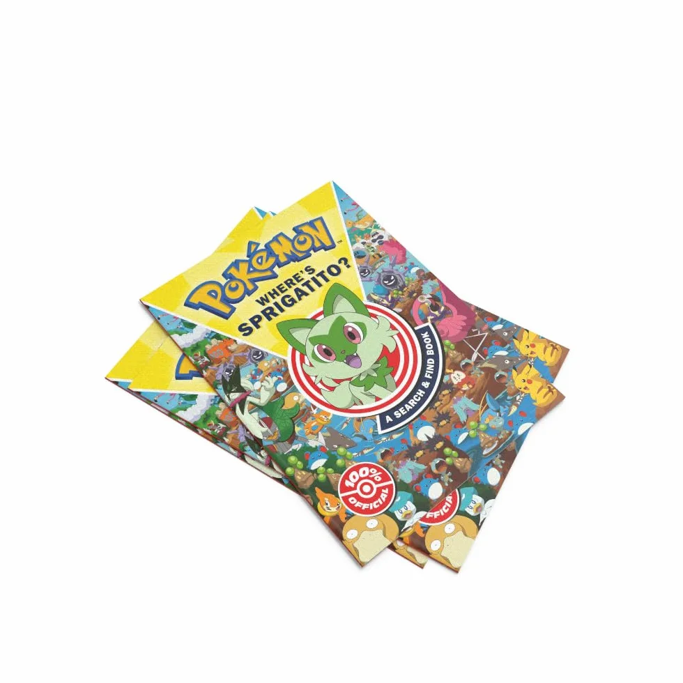 Pokémon Where’s Sprigatito: A Search & Find Book: An action-packed spotting adventure for kids aged 5, 6, 7, 8 and 9!
