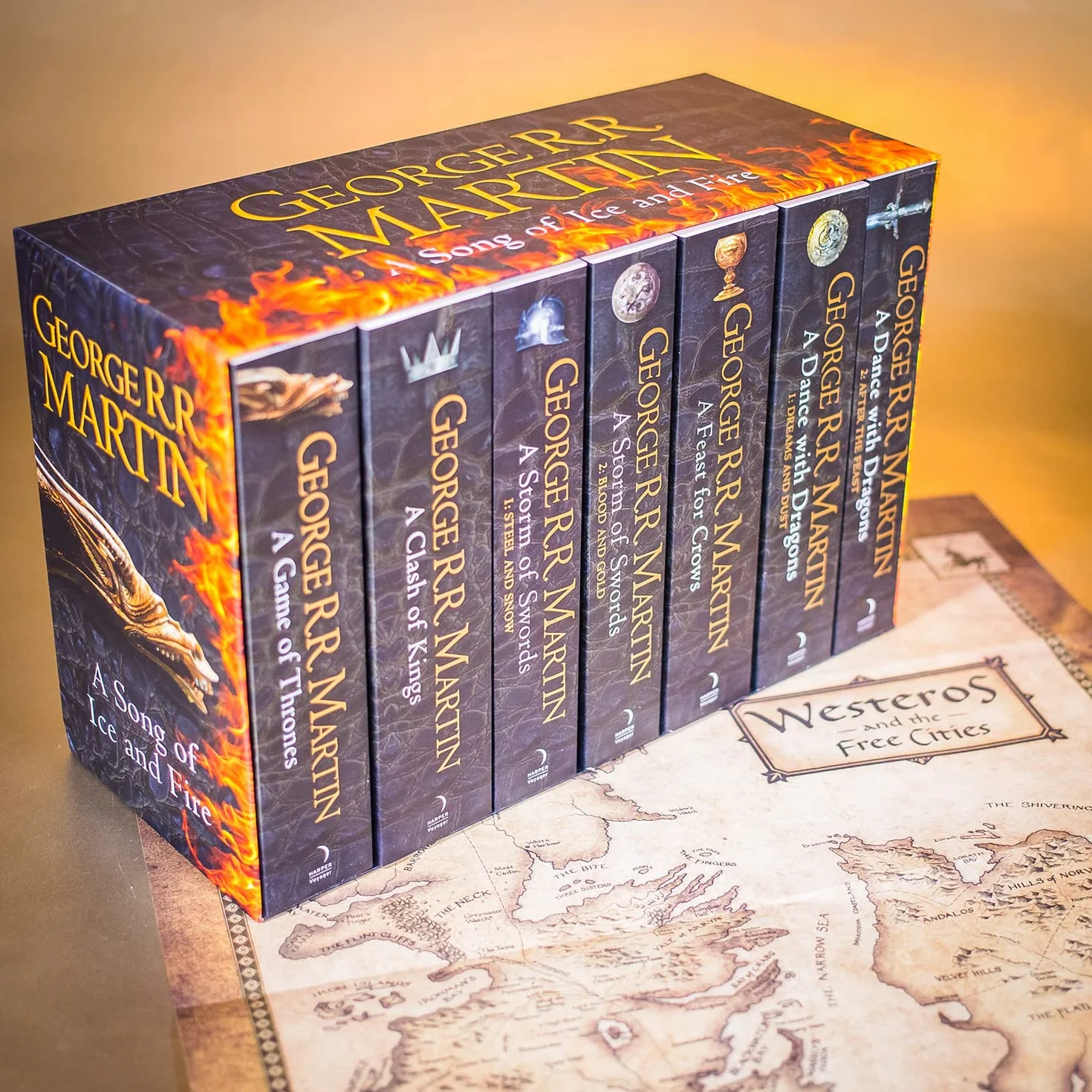 A Game of Thrones: The Story Continues. 7 Volumes Boxed Set: The Complete Boxset of All 7 Books: 1-7: The box-set collection for the bestselling ... Sky TV show and phenomenon GAME OF THRONES