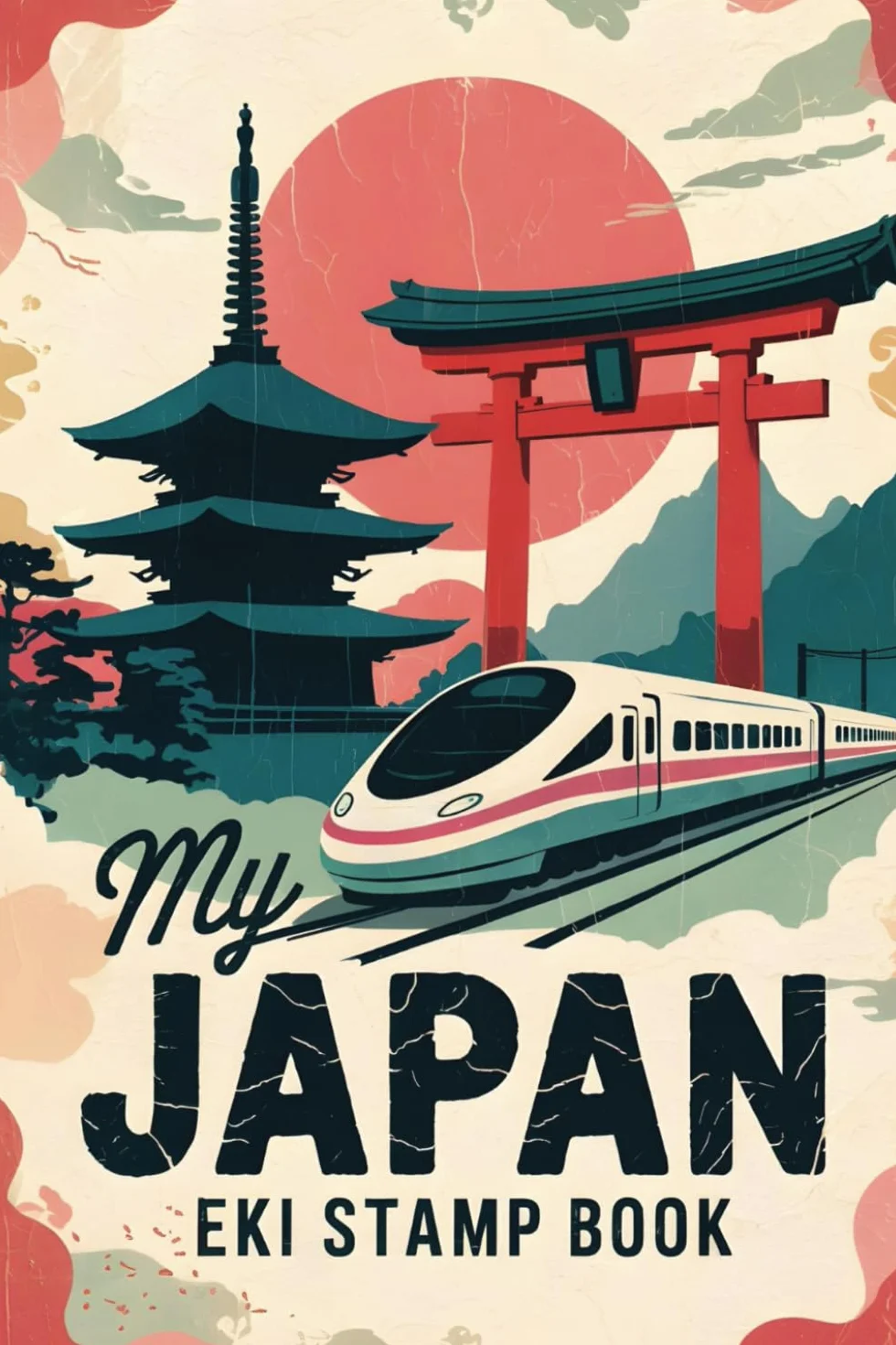 Eki Stamp Book Japan: A Japan Travel Essentials Journal for Stamp Collecting, Train Adventures, and Memorable Stops at Japanese Train Stations