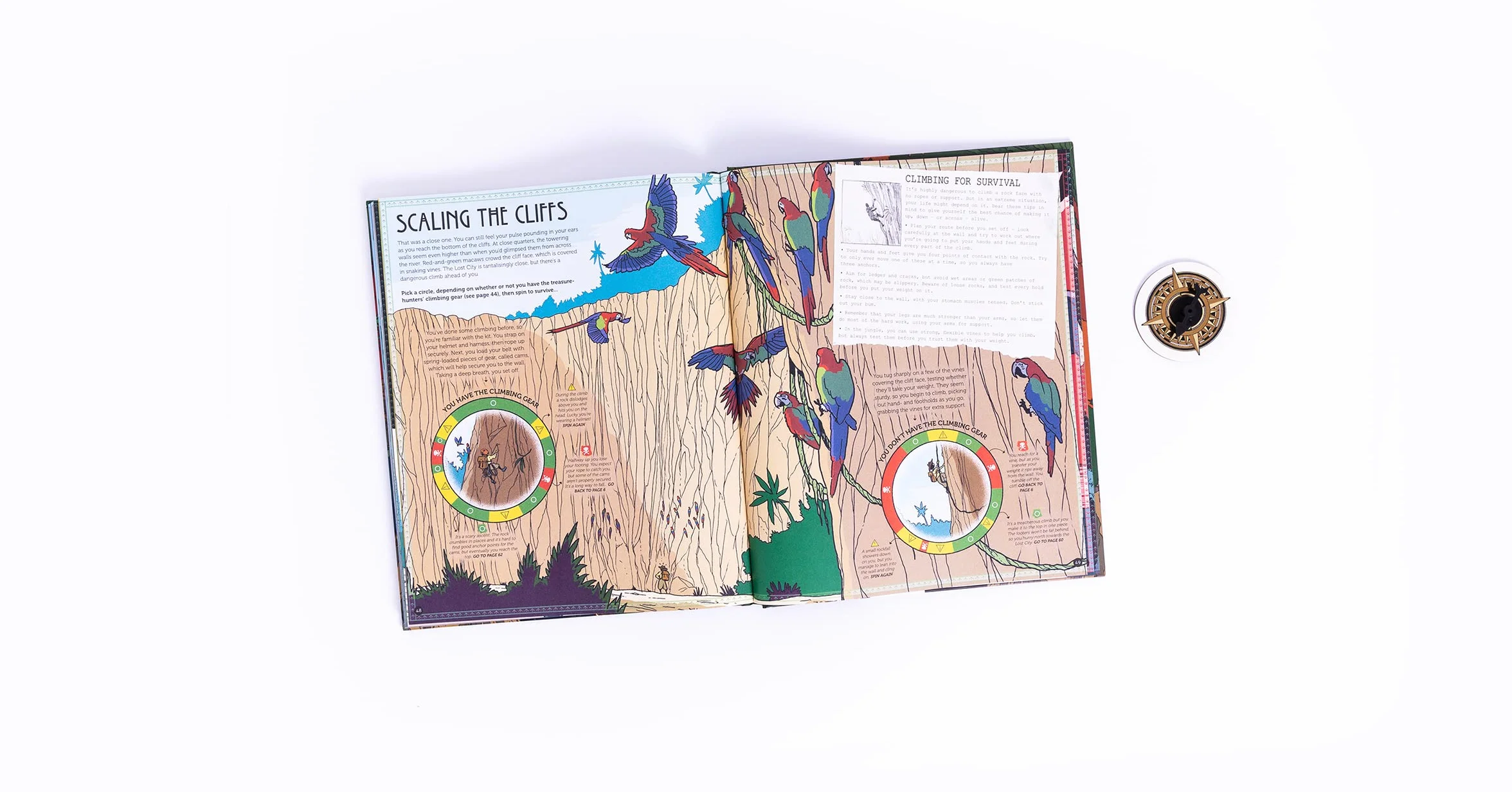 Spin to Survive: Deadly Jungle: Decide Your Destiny with a Pop-Out Fortune Spinner!