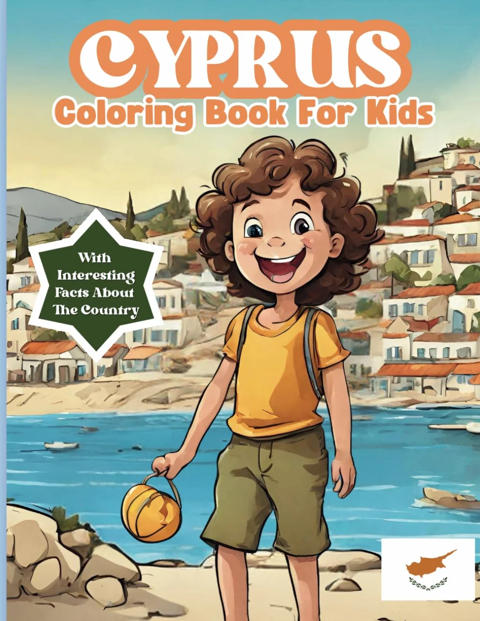 Cyprus Coloring Book For Kids: With Interesting Facts