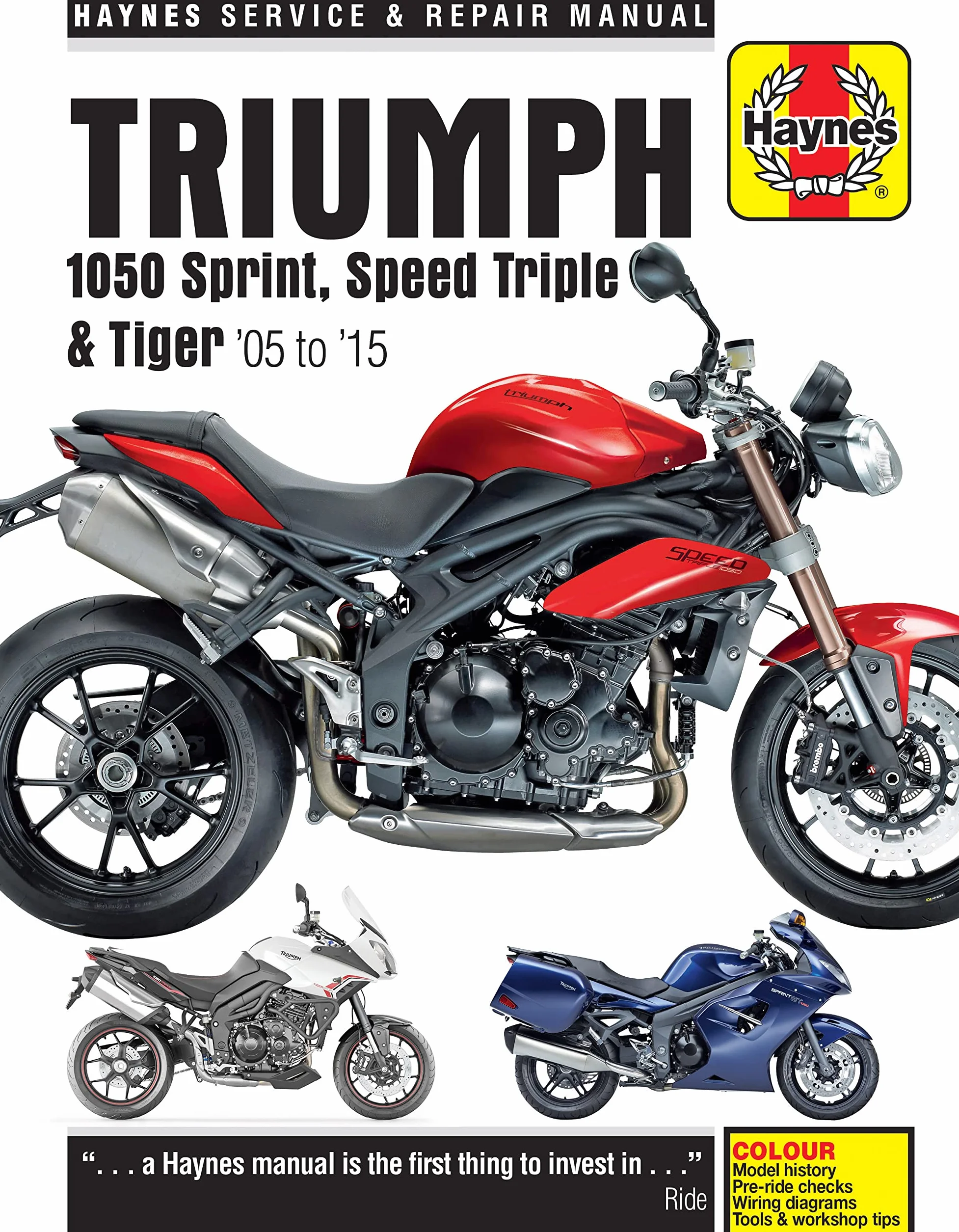 Triumph 1050 Sprint, Speed Triple & Tiger (05 - 15)