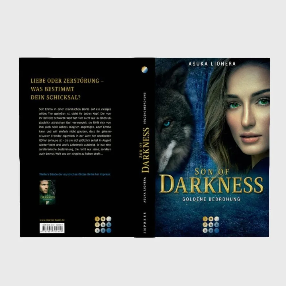 Son of Darkness 2: Goldene Bedrohung: Fantasy-Liebesroman für Fans der nordischen Götterwelt und Werwolf-Romance
