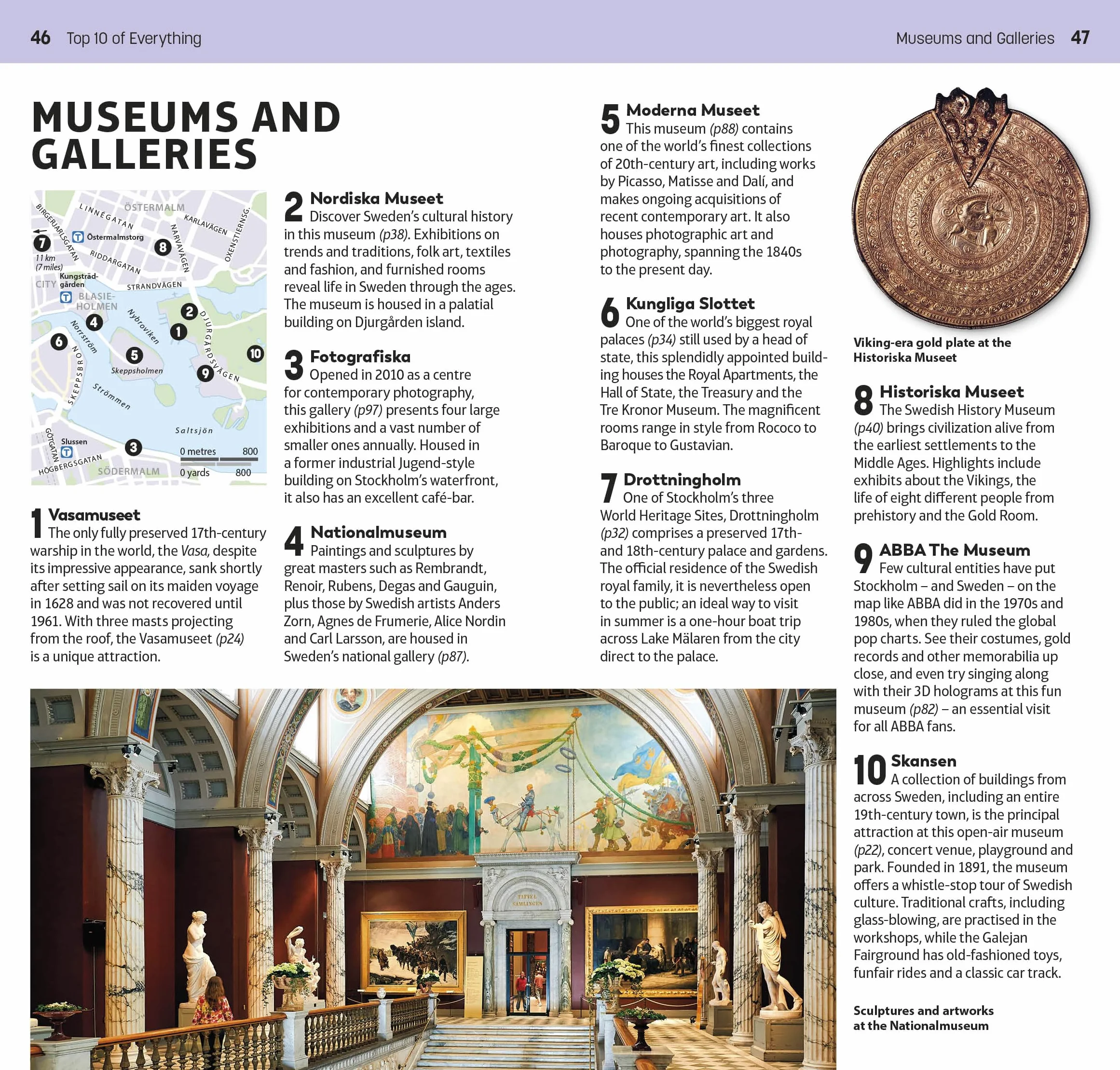 DK Top 10 Stockholm: Top 10 lists for your perfect trip, plus an all-weather folded map