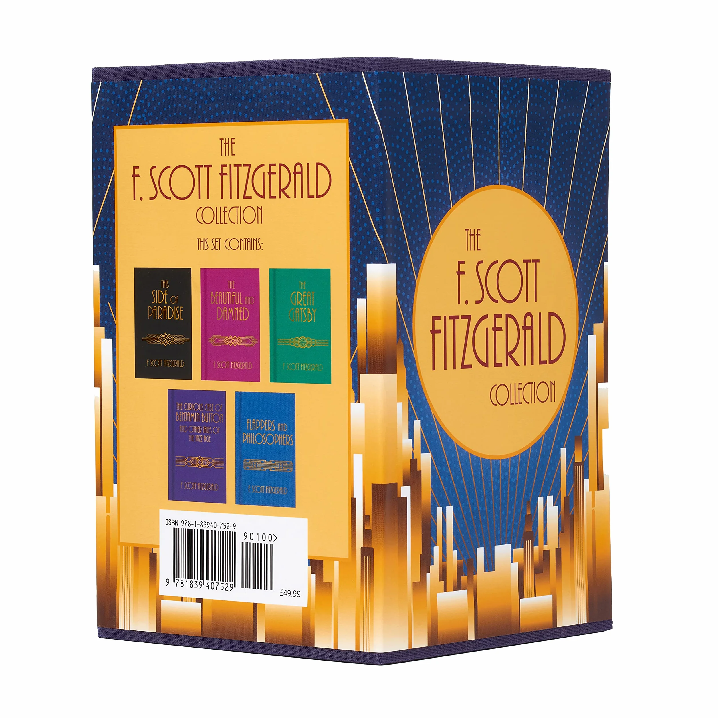 The F. Scott Fitzgerald Collection: Deluxe 5-Book Hardcover Boxed Set: 12