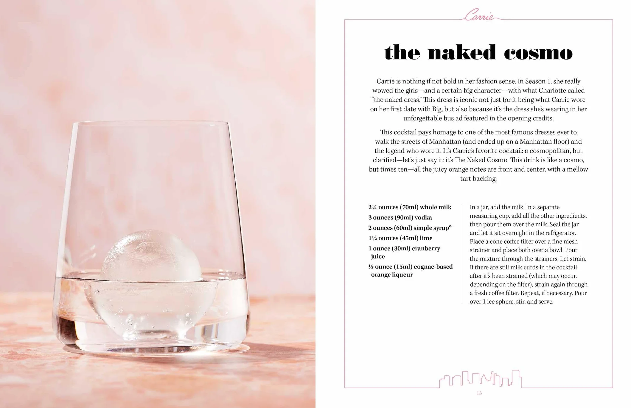 Sex and the City Cocktails: Fall in Love with 60 Fabulous (and Official) Cocktail Recipes Inspired by the Show