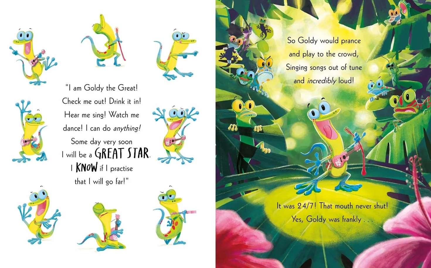 The Gecko and the Echo Board Book: From The World of Rachel Bright & Jim Field
