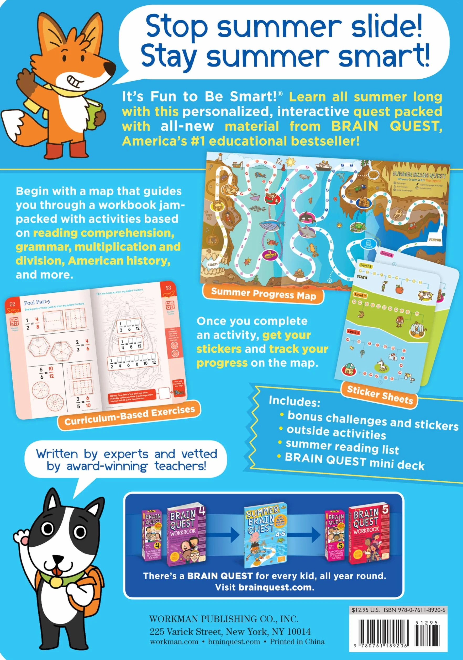Summer Brain Quest Get Ready for 5th Grade: 1