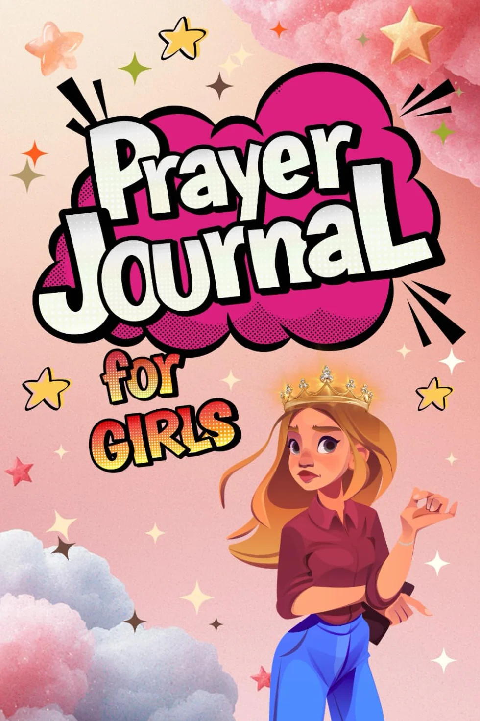 Prayer Journal for Girls: Guided Christian Devotional Book for Girls Ages 8 -12