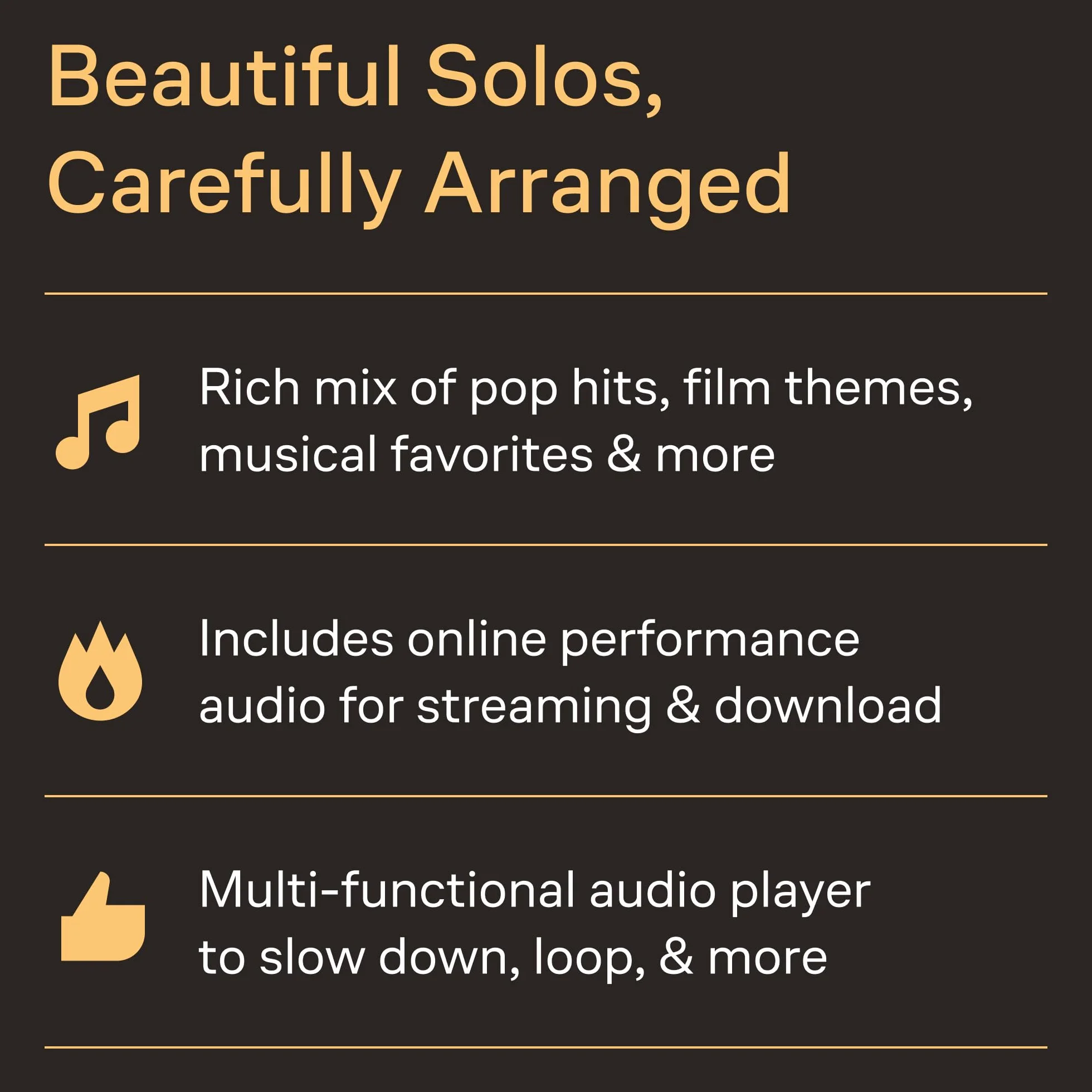 Classical Guitar Music for the Solo Performer: 20 Popular Songs Superbly Arranged in Standard Notation and Tab Book/Online Audio