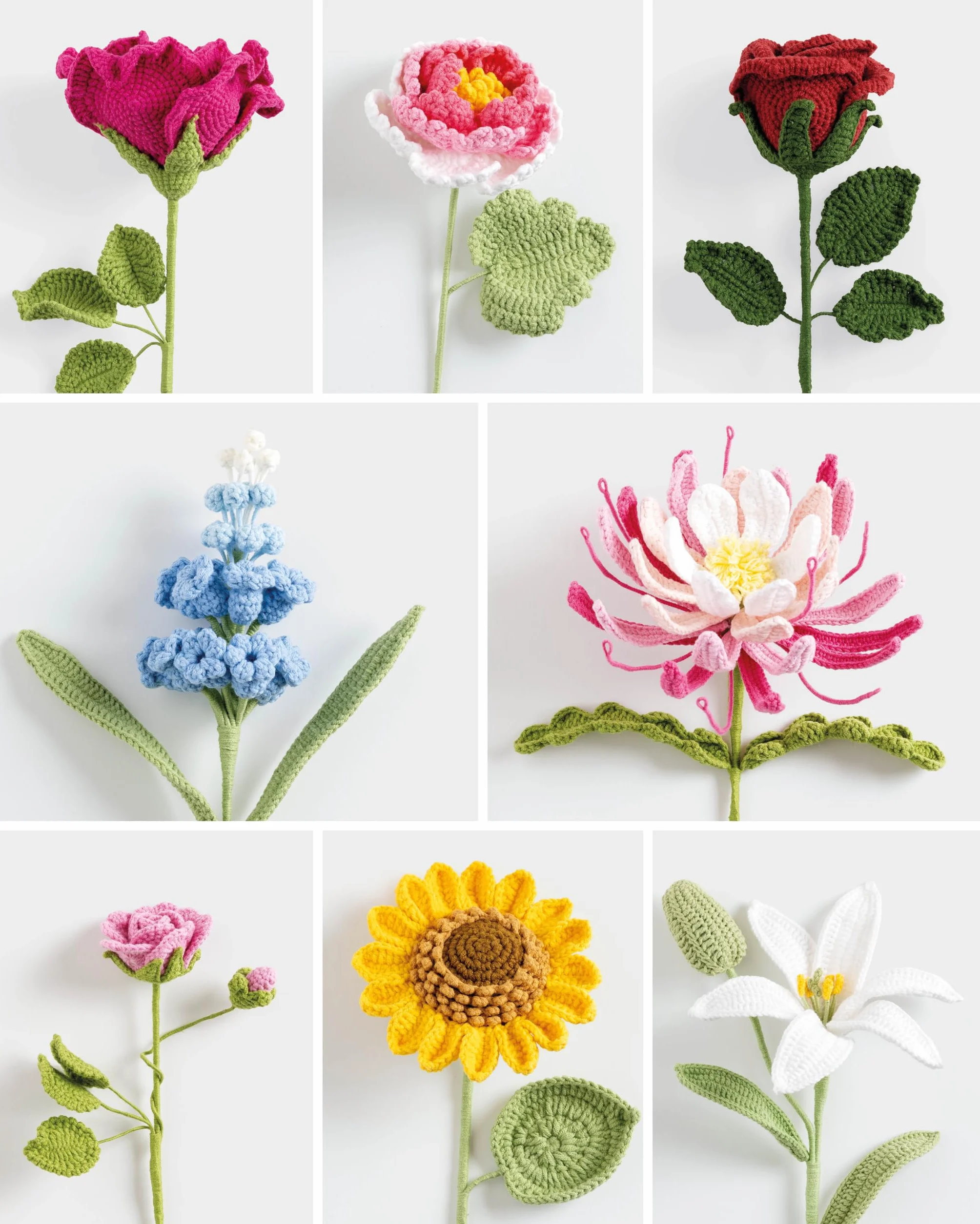 Crochet a Flower Bouquet: 35 Crochet Patterns for Handmade Flowers and Foliage