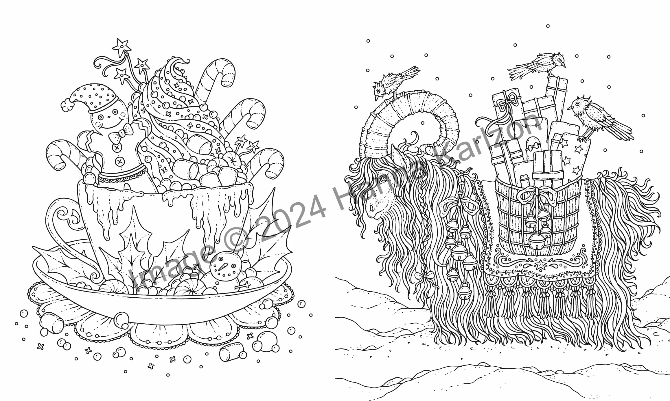 Merry Christmas Coloring Book