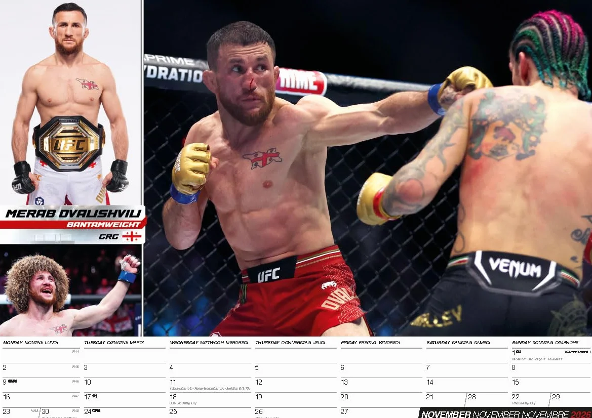 MMA Superstars 2026 UFC - Calendario - Calendrier