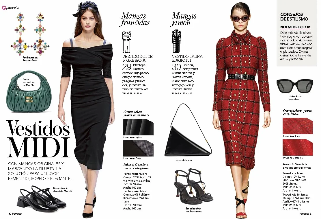 Pack especial moda de fiesta: 2 revistas de Patrones