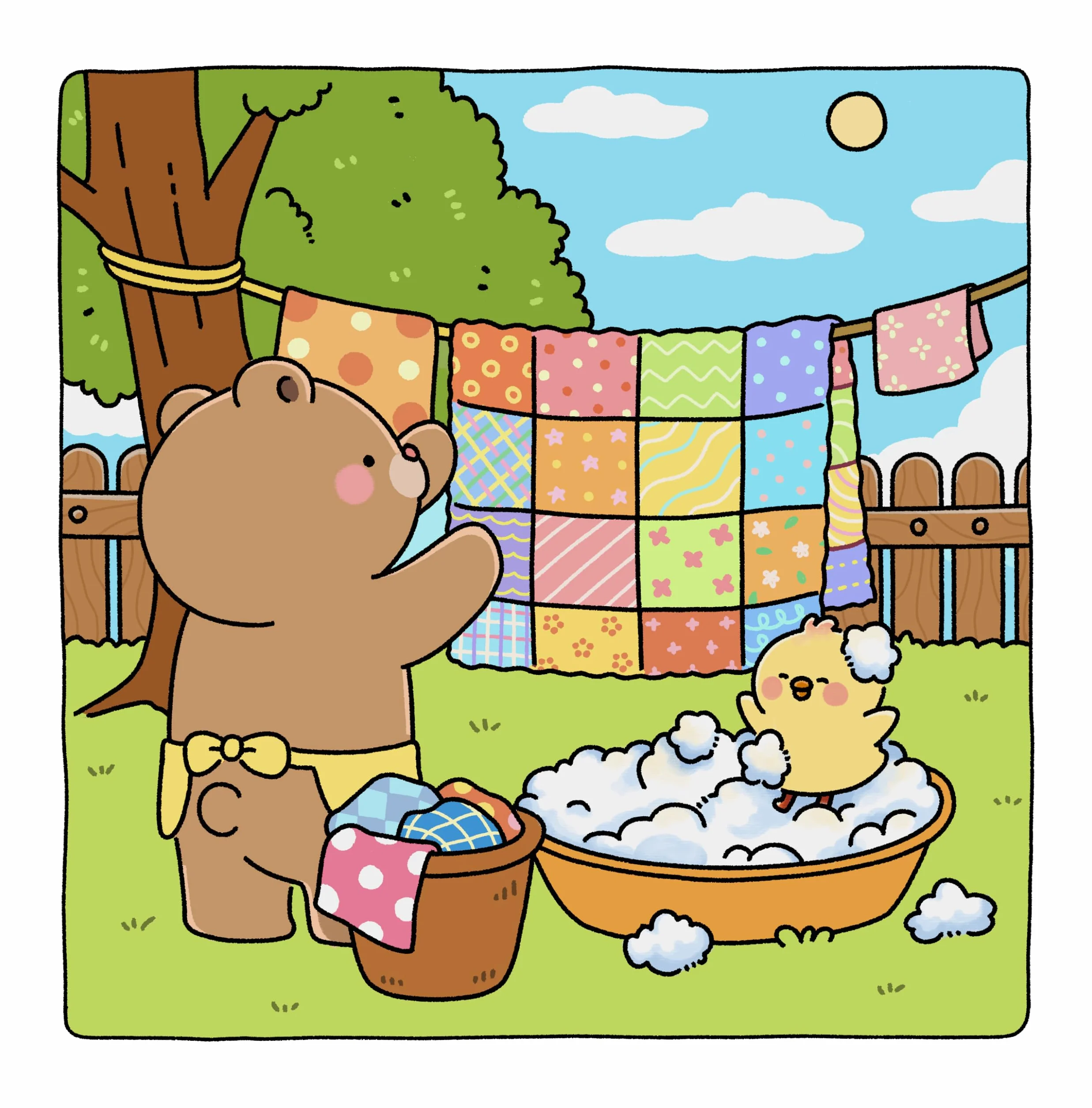 Gummy & Pecky: Super Cute Coloring Book for Adults and Teens about Besties and Their Heartwarming Adventures