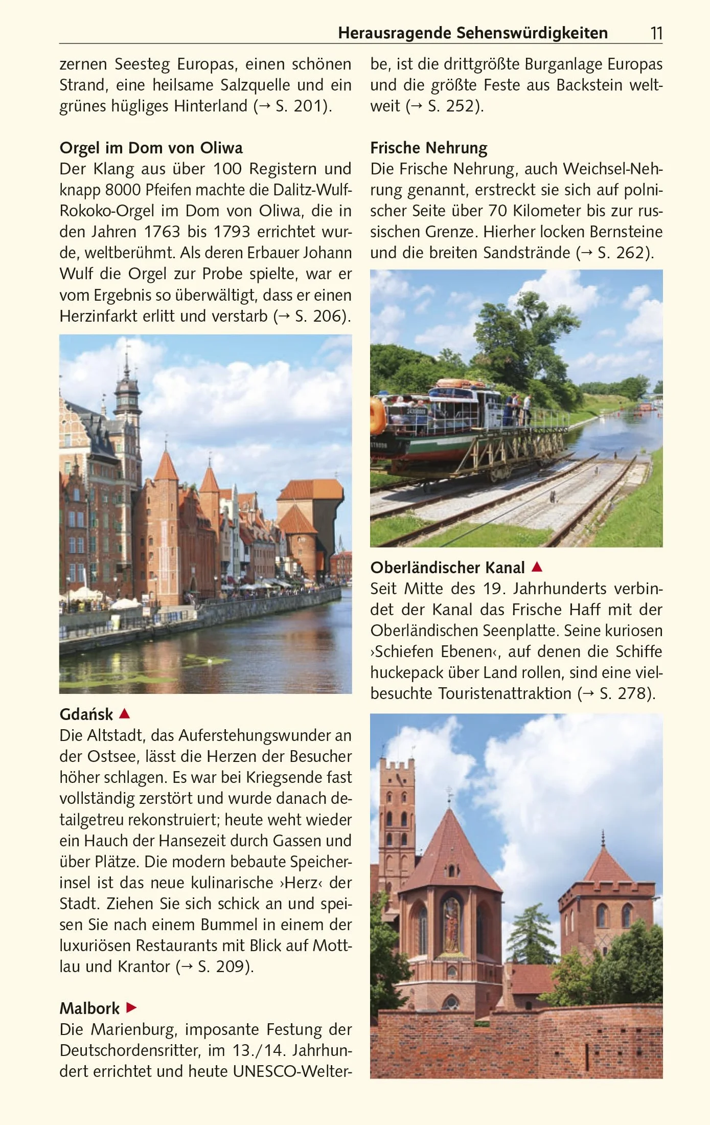 TRESCHER Reiseführer Polnische Ostseeküste: Mit Stettin, Danzig, Kaschubien und Marienburg