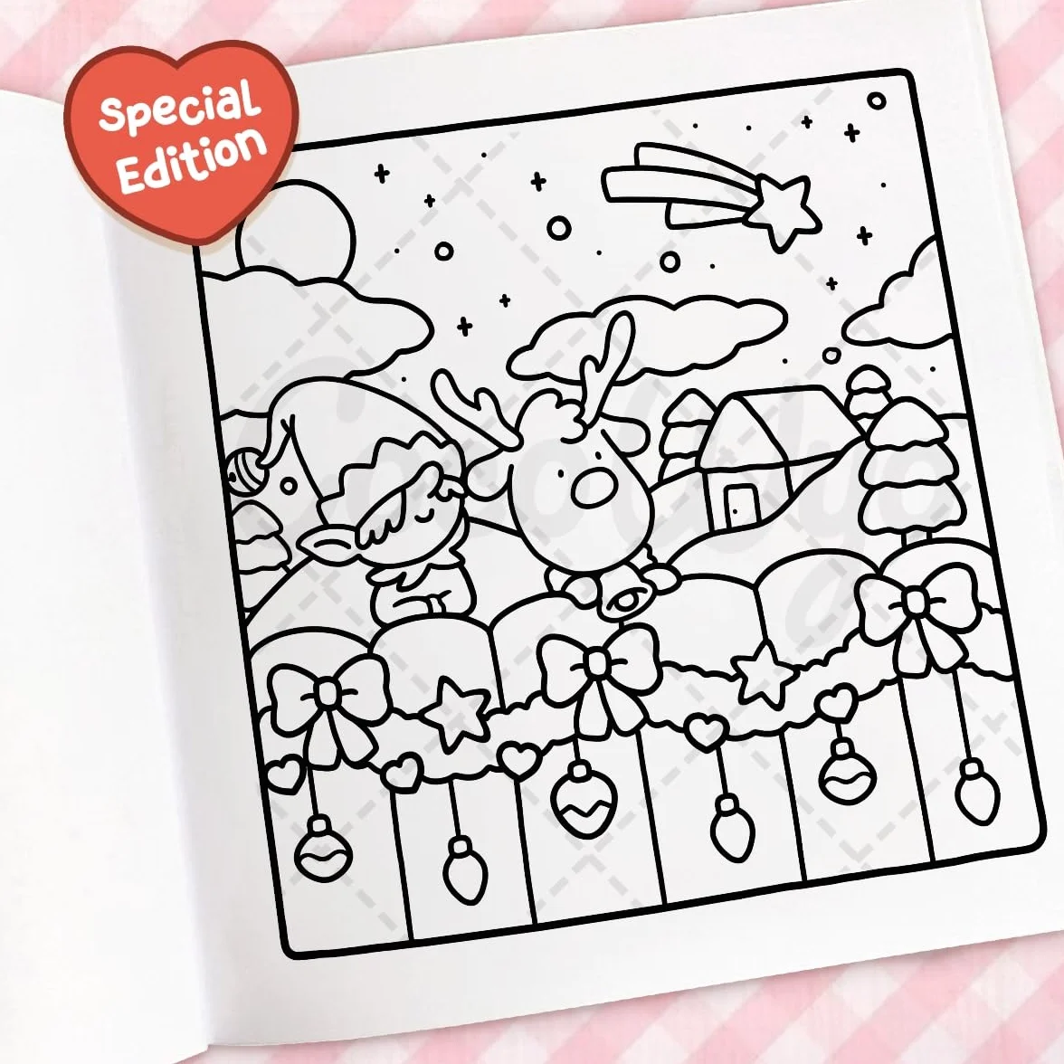 Cozy Christmas: Cute Festive Colouring Book