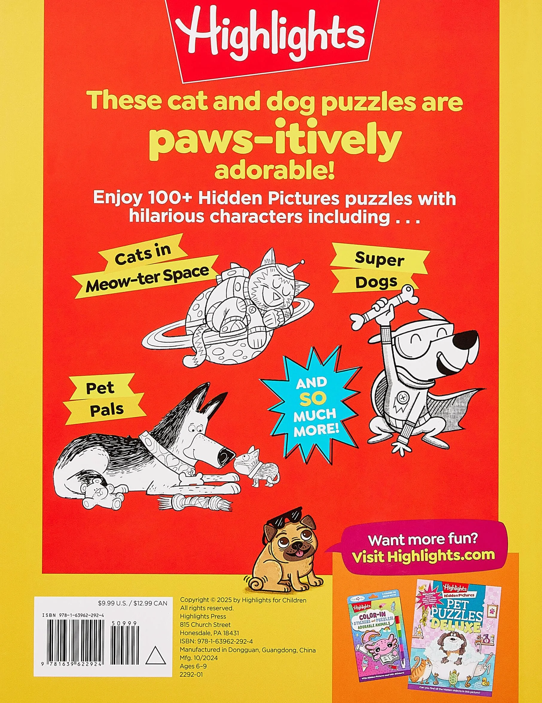 Cute Cat and Dog Puzzles: Cute Cat and Dog Puzzles (Hidden Pictures Puzzles) Cat & Dog Puzzles Activity Book for Kids with 144 Pages of Cute and Fun Puzzles, Hours of Play for Kids 6-9