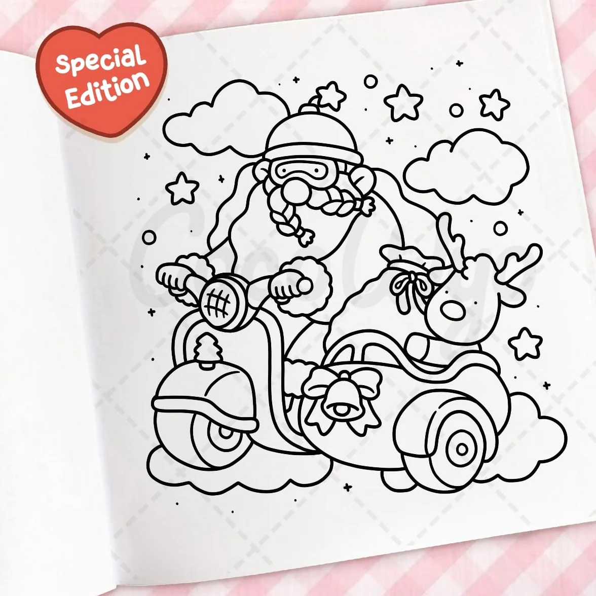 Cozy Christmas: Cute Festive Colouring Book