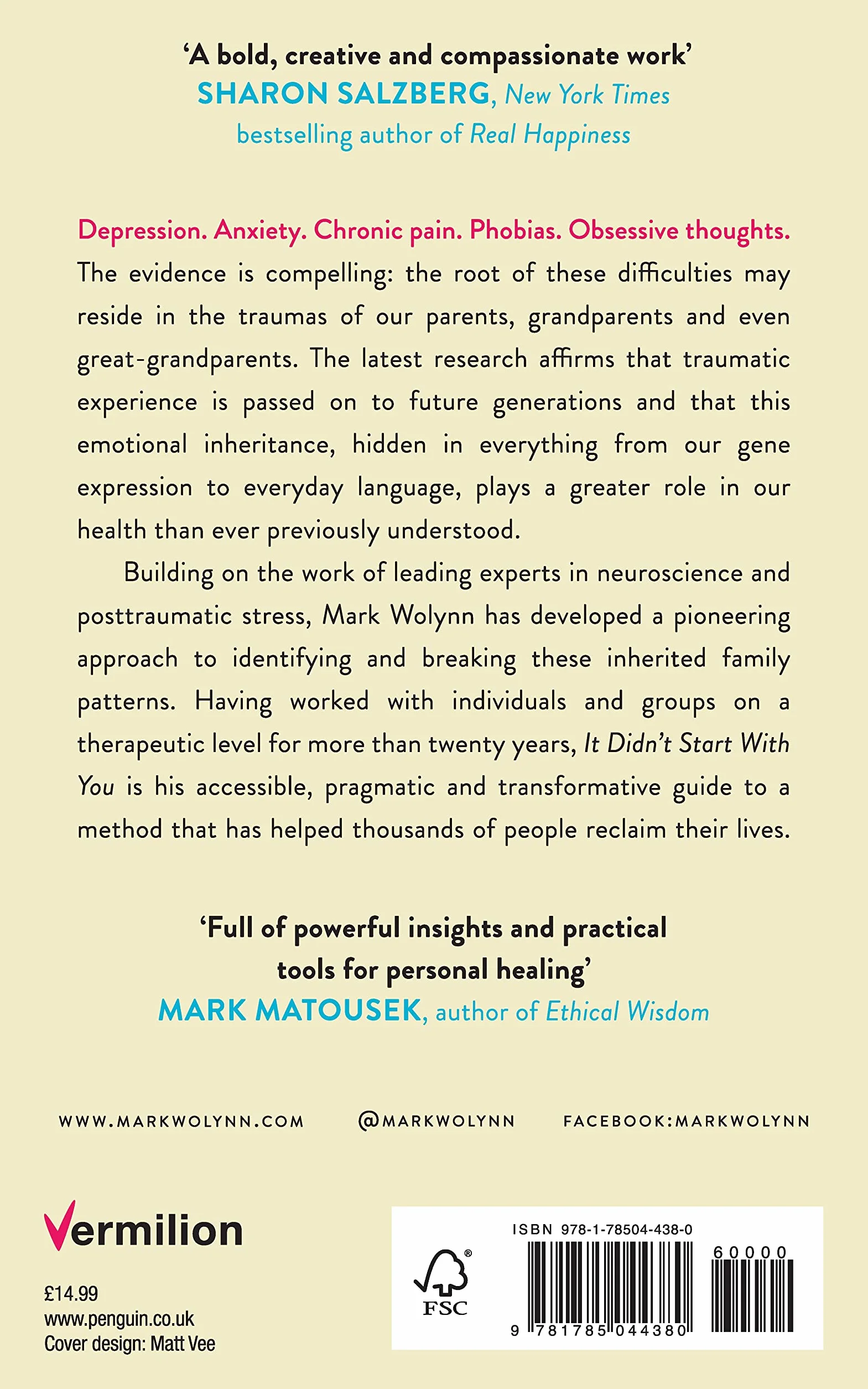 It Didn't Start With You: How inherited family trauma shapes who we are and how to end the cycle