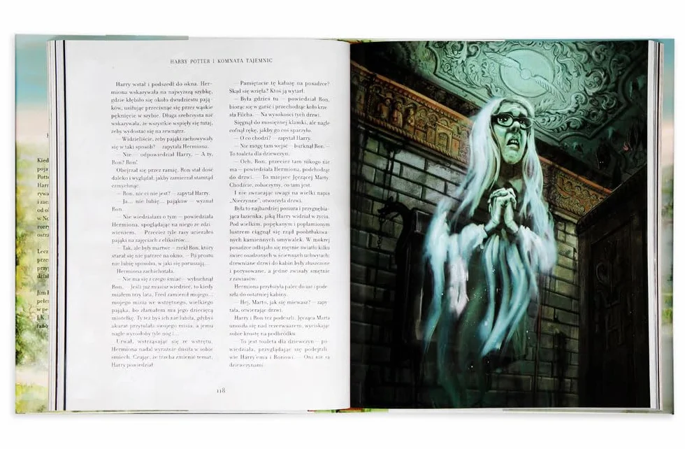 HARRY POTTER I KOMNATA TAJEMNIC - ILUSTROWANA