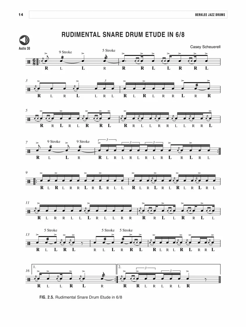 Berklee Jazz Drums: Audio Access Included