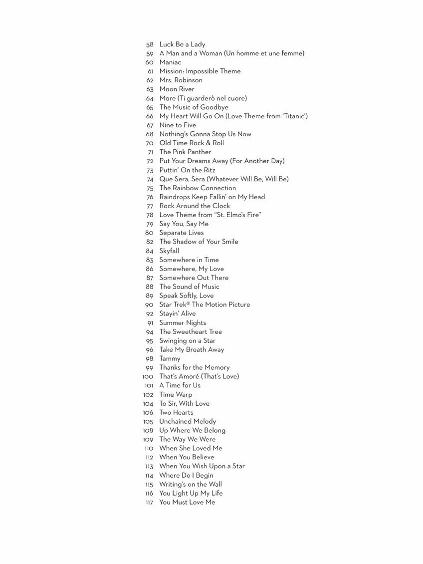 101 movie hits for flute - flute traversiere - recueil