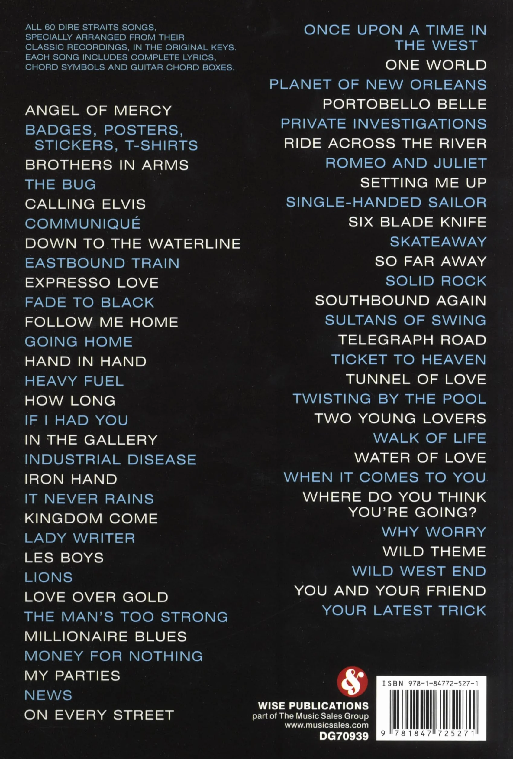 Dire Straits Complete Chord Songbook