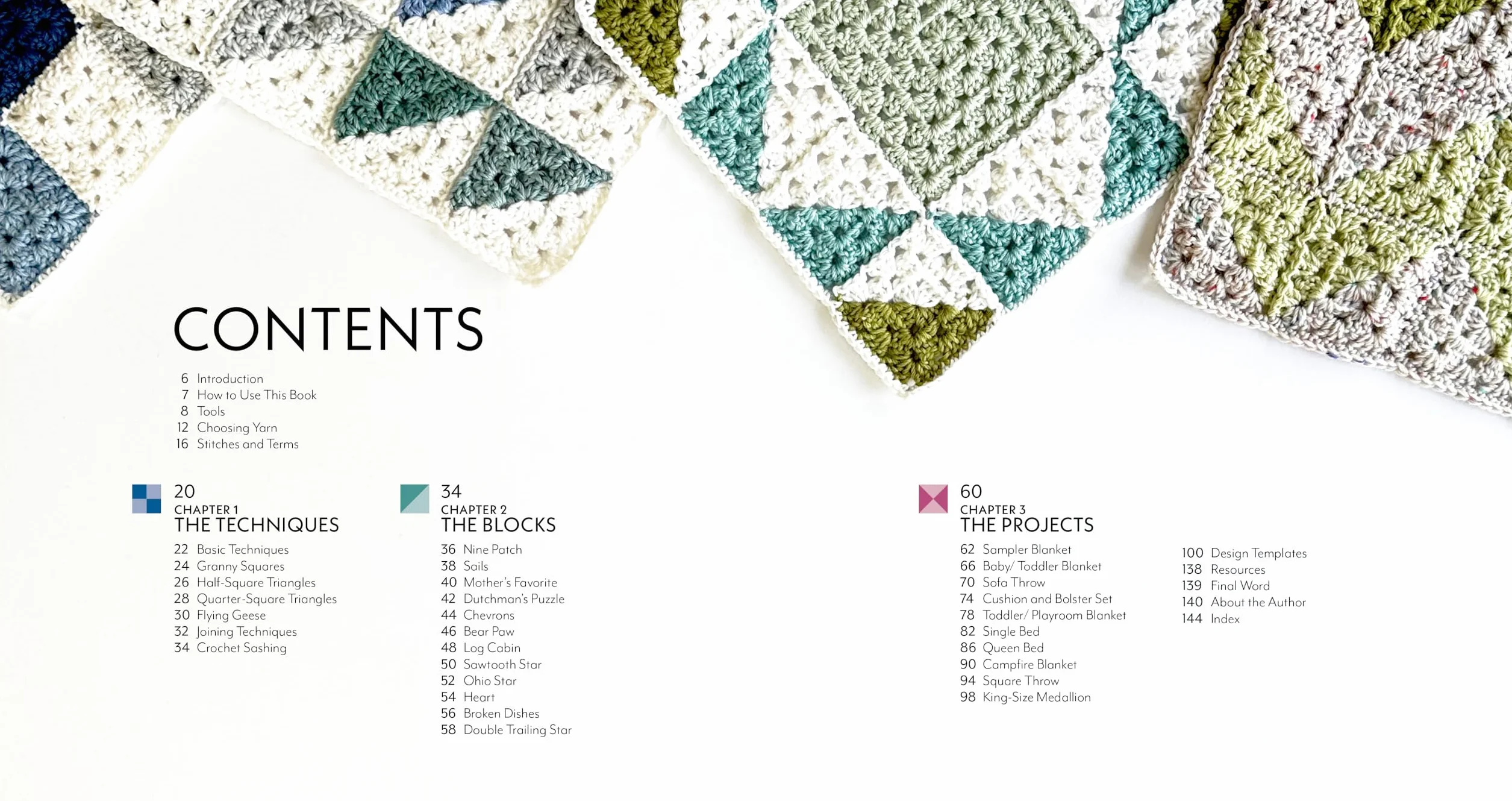 Patchwork Granny Square Blankets: Learn to Crochet Quilt-Inspired Throws, Home Décor & More