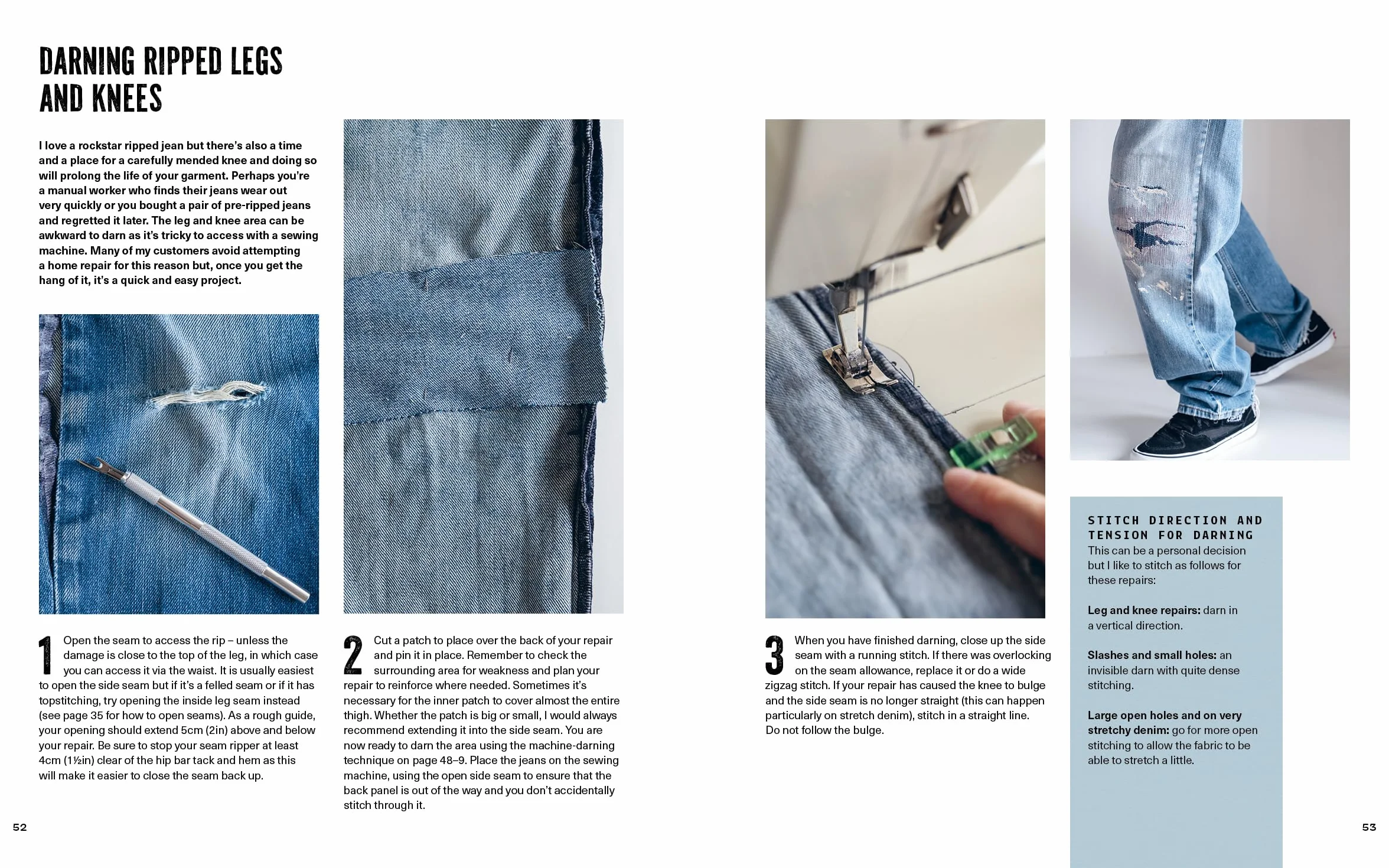 Jean Genius /anglais: Repair, Reimagine & Repurpose Your Denim