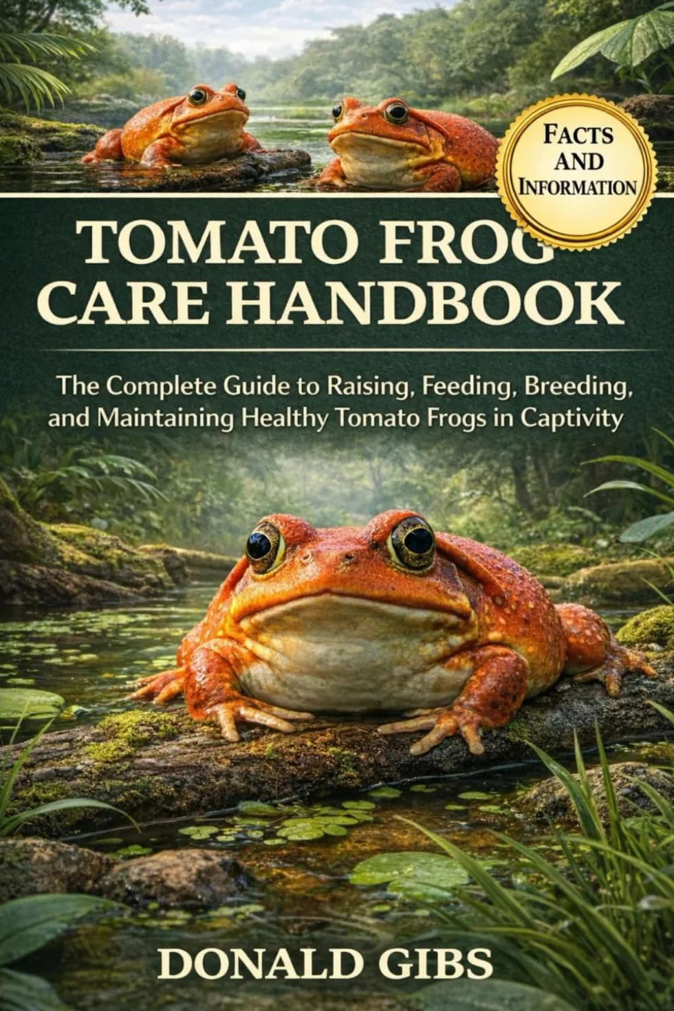 TOMATO FROG CARE HANDBOOK: The Complete Guide to Raising, Feeding, Breeding, and Maintaining Healthy Tomato Frogs in Captivity.